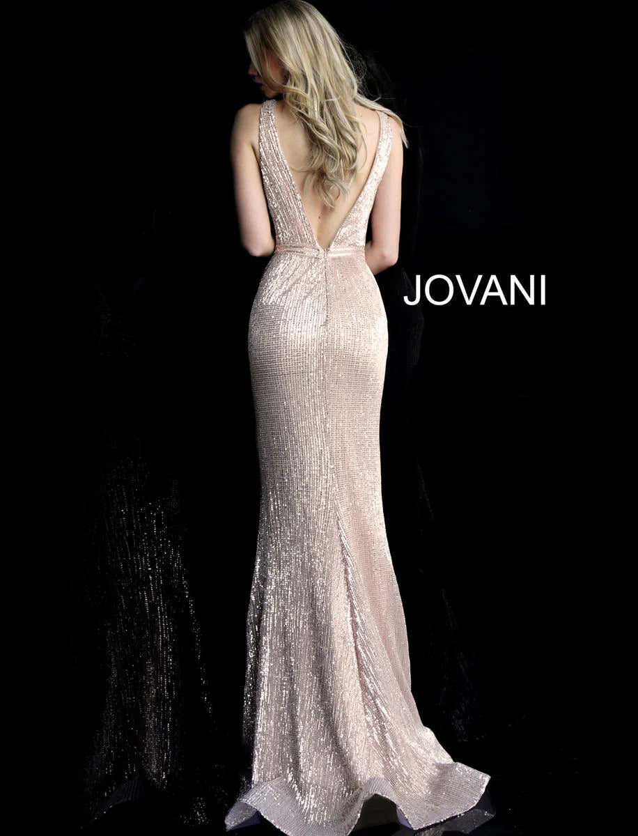 Jovani Light Pink Prom Pageant Gala Dress 62507